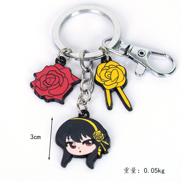 SPY×FAMILY Anime cartoon skewers Key Chain school bag pendant