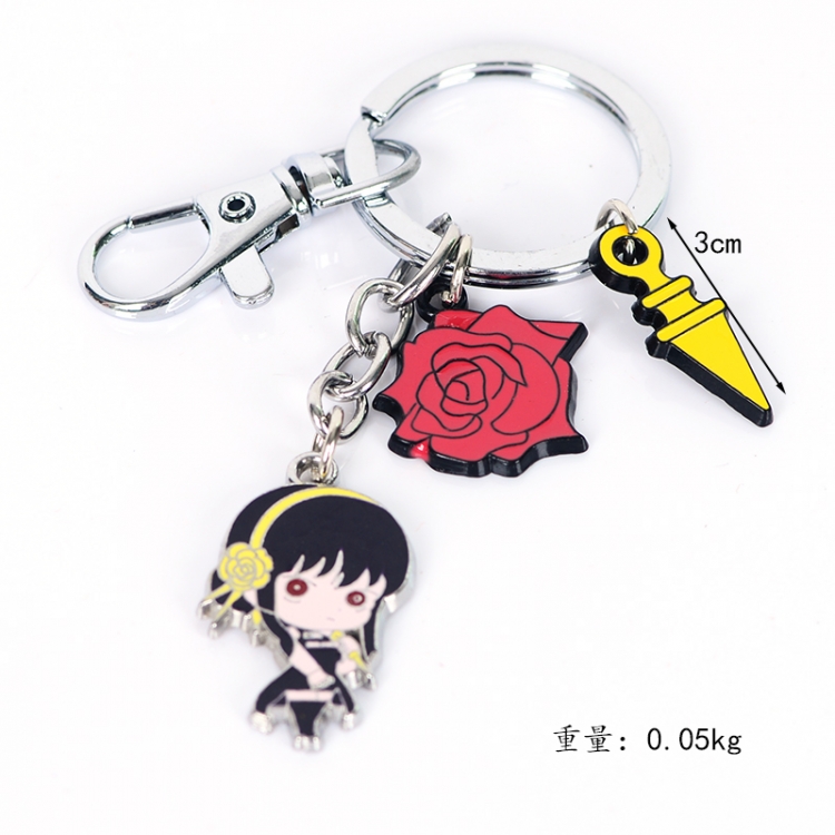 SPY×FAMILY Anime cartoon skewers Key Chain school bag pendant