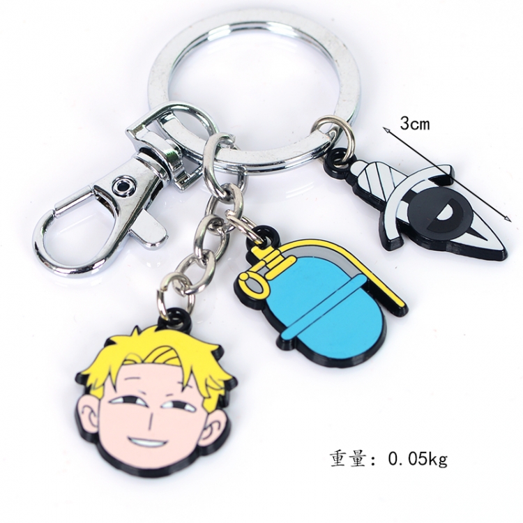 SPY×FAMILY Anime cartoon skewers Key Chain school bag pendant