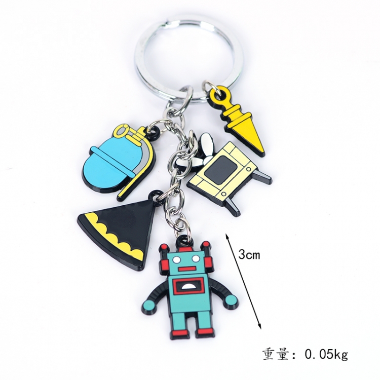 SPY×FAMILY Animation cartoon string burning 5 pendant key chain schoolbag pendant