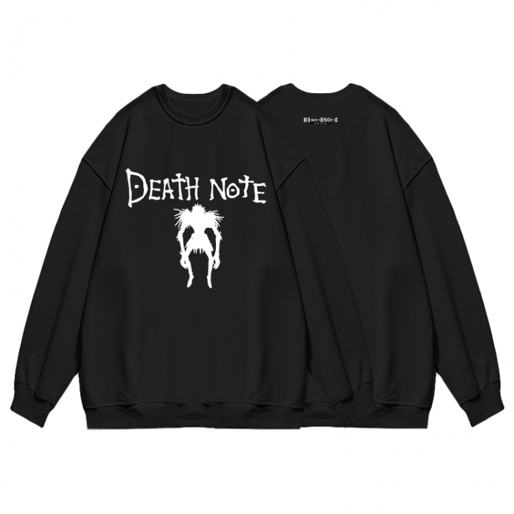 Death note Anime print fashion casual thick hooded sweater  from S to 3XL