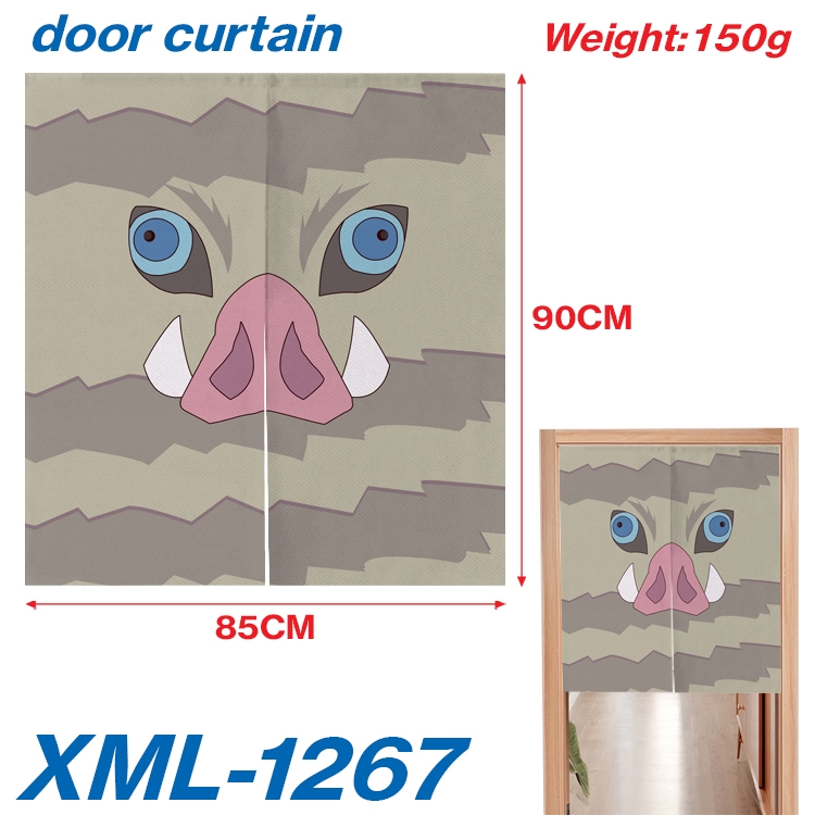 Demon Slayer Kimets Animation full-color curtain 85x90cm XML-1267A