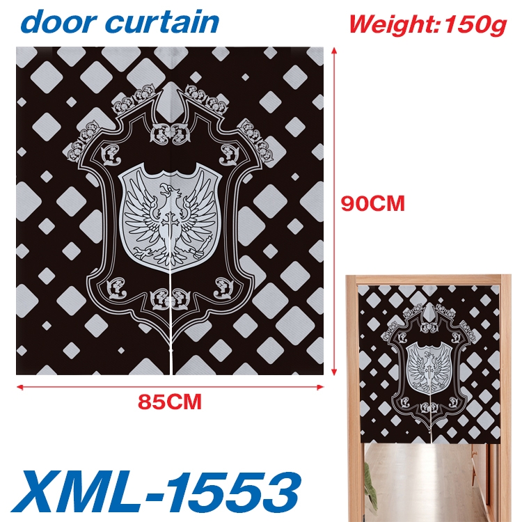 Black  clover Animation full-color curtain 85x90cm  XML-1553A