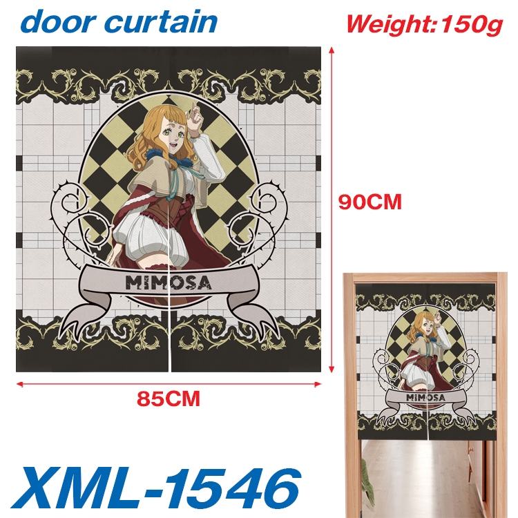 Black  clover Animation full-color curtain 85x90cm XML-1546A