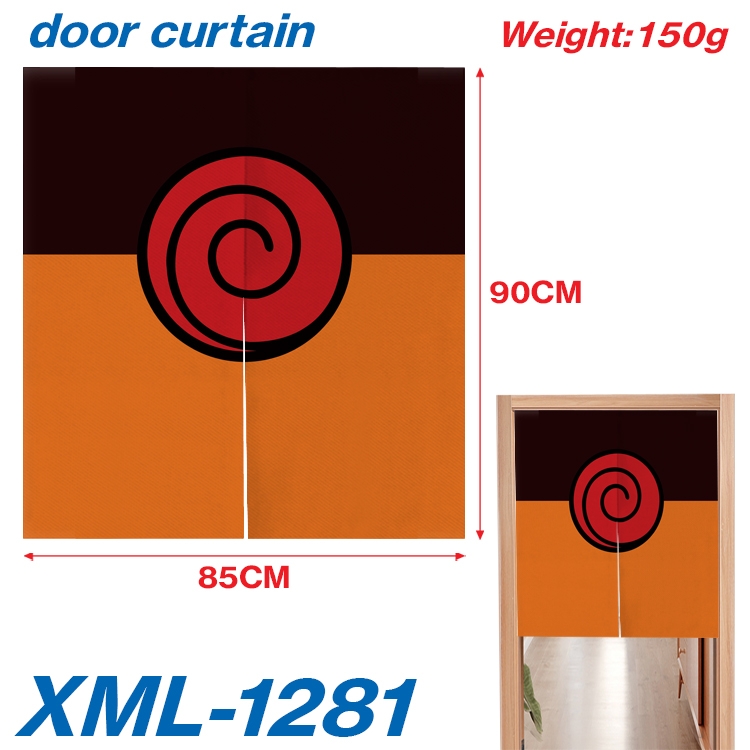 Naruto Animation full-color curtain 85x90cm XML-1281A