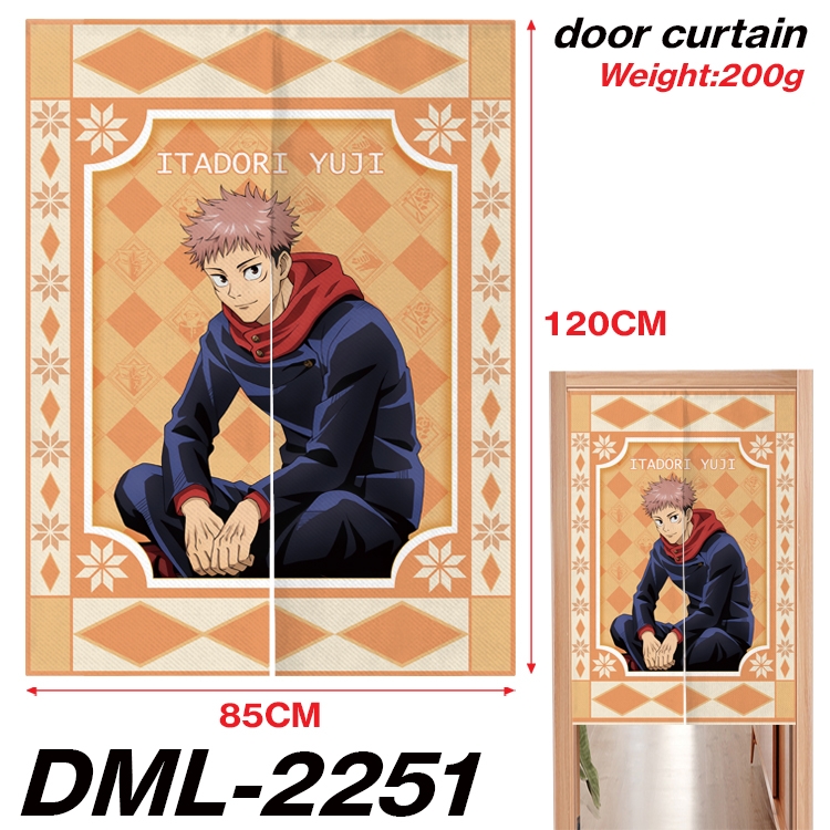 Jujutsu Kaisen Animation full-color curtain 85x120CM DML-2251