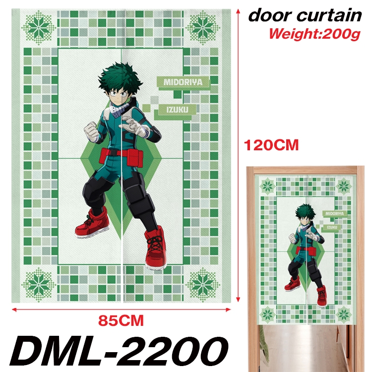 My Hero Academia Animation full-color curtain 85x120CM DML-2200