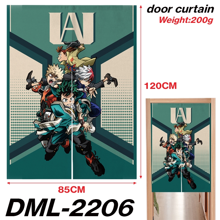 My Hero Academia Animation full-color curtain 85x120CM DML-2206