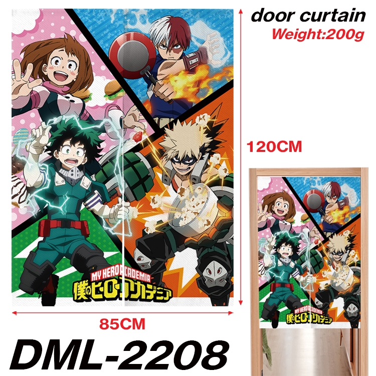 My Hero Academia Animation full-color curtain 85x120CM DML-2208