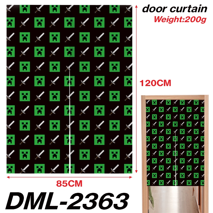 Minecraft Animation full-color curtain 85x120CM  DML-2363
