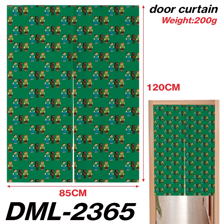 Minecraft Animation full-color curtain 85x120CM DML-2365