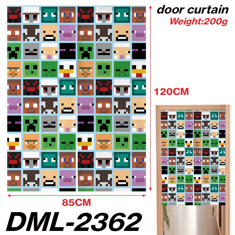 Minecraft Animation full-color curtain 85x120CM DML-2362