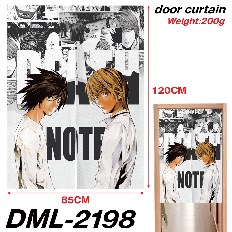 Death note Animation full-color curtain 85x120CM  DML-2198