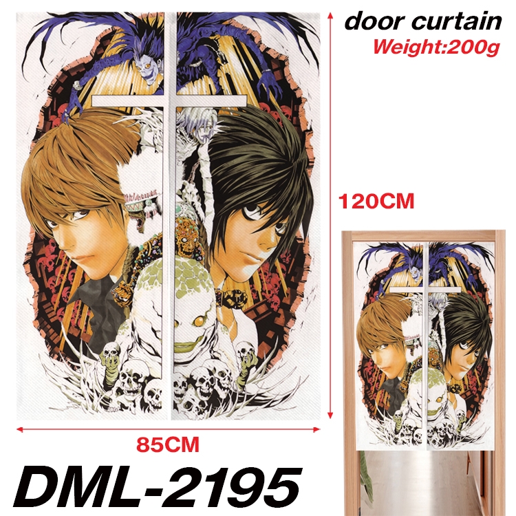 Death note Animation full-color curtain 85x120CM DML-2195