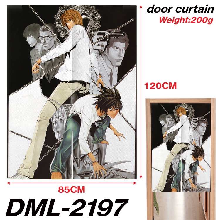 Death note Animation full-color curtain 85x120CM DML-2197