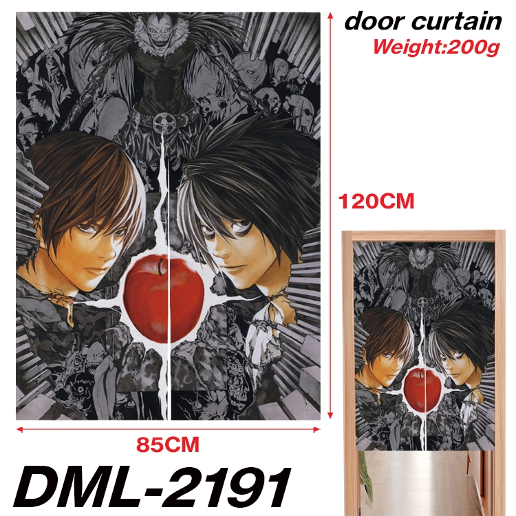 Death note Animation full-color curtain 85x120CM DML-2191