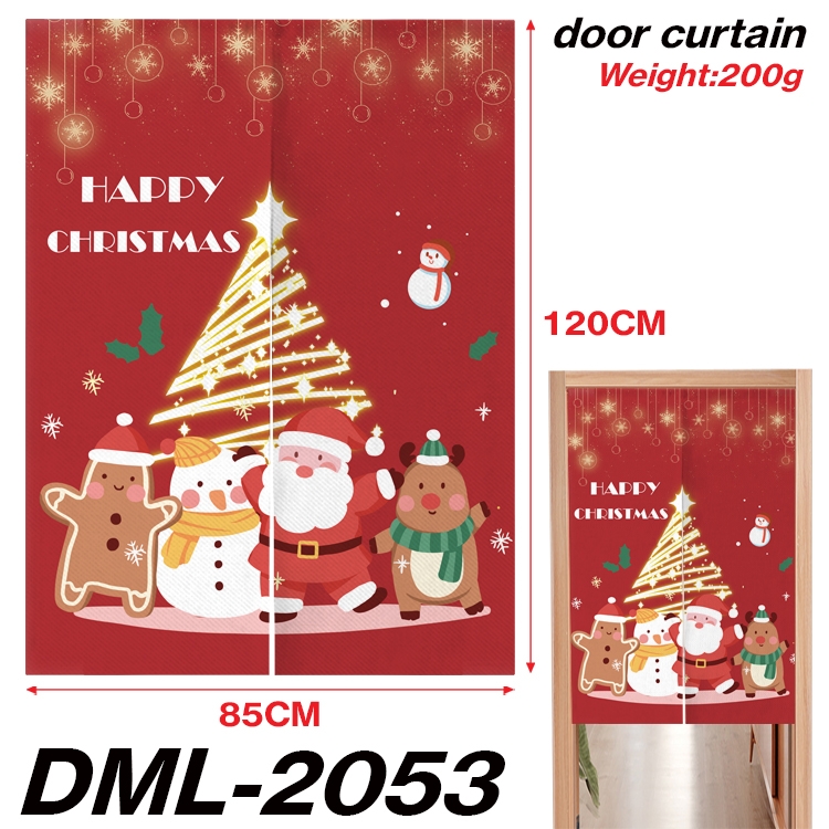 Christmas Cartoon full-color curtain 85x120CM DML-2053