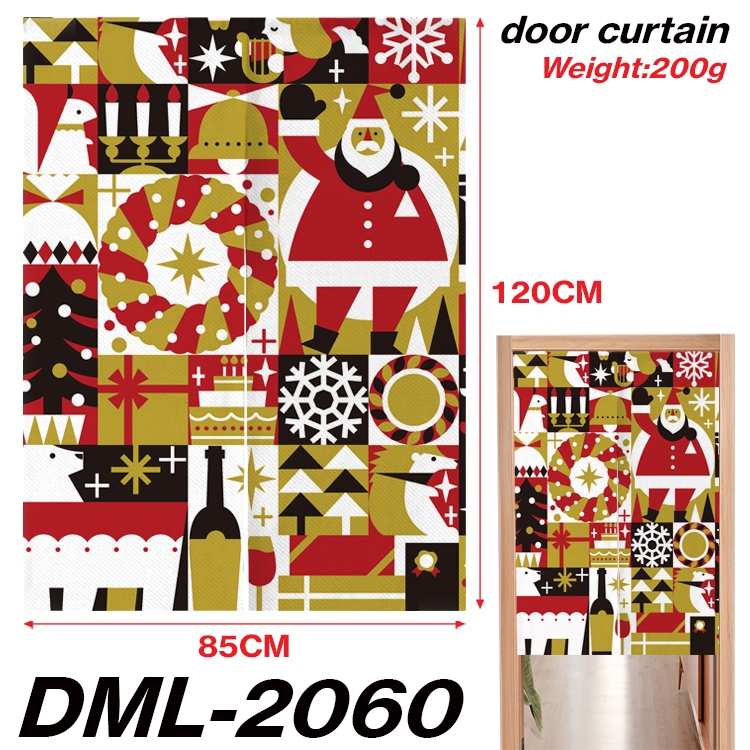 Christmas Cartoon full-color curtain 85x120CM  DML-2060