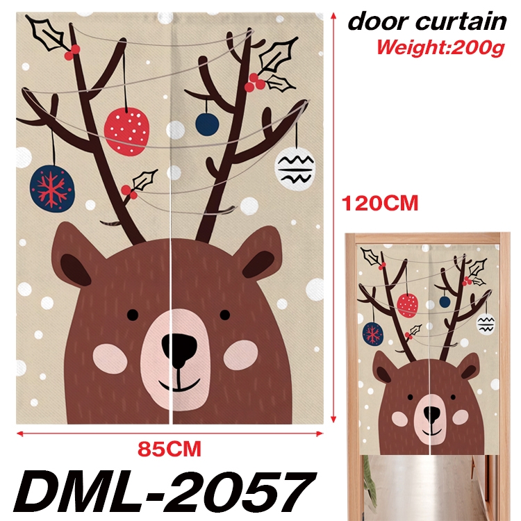 Christmas Cartoon full-color curtain 85x120CM DML-2057