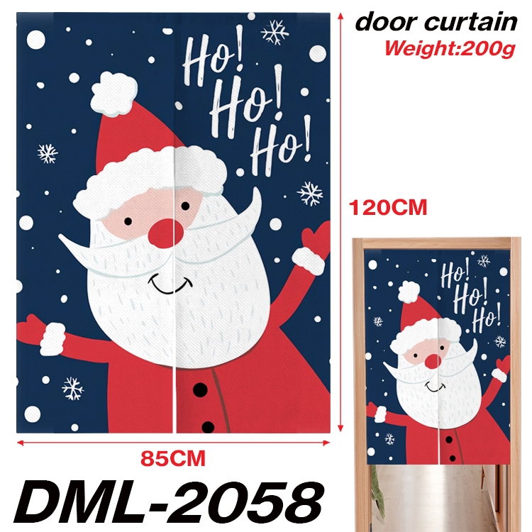 Christmas Cartoon full-color curtain 85x120CM  DML-2058