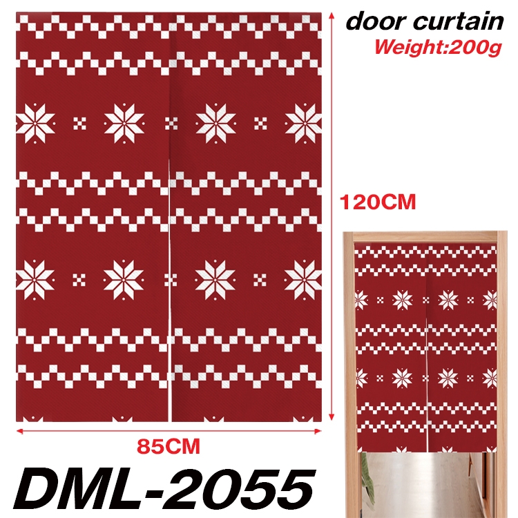 Christmas Cartoon full-color curtain 85x120CM DML-2055