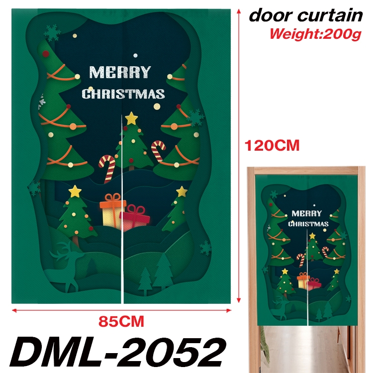 Christmas Cartoon full-color curtain 85x120CM DML-2052