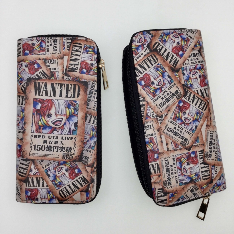 Chainsaw man Animation full-color printing long zipper wallet