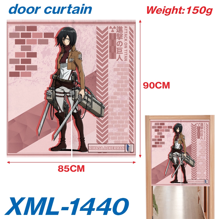 Shingeki no Kyojin Animation full-color curtain 85x90cm XML-1440A