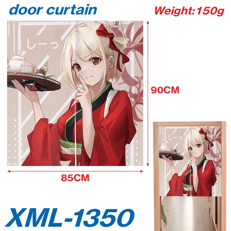 Lycoris Recoil Animation full-color curtain 85x90cm  XML-1350A