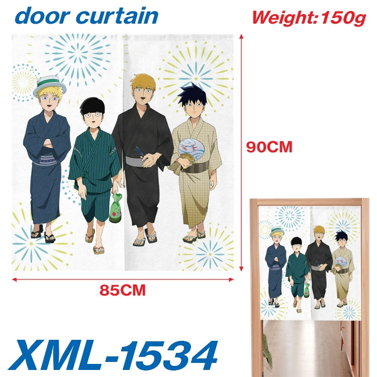 Mob Psycho 100 Animation full-color curtain 85x90cm