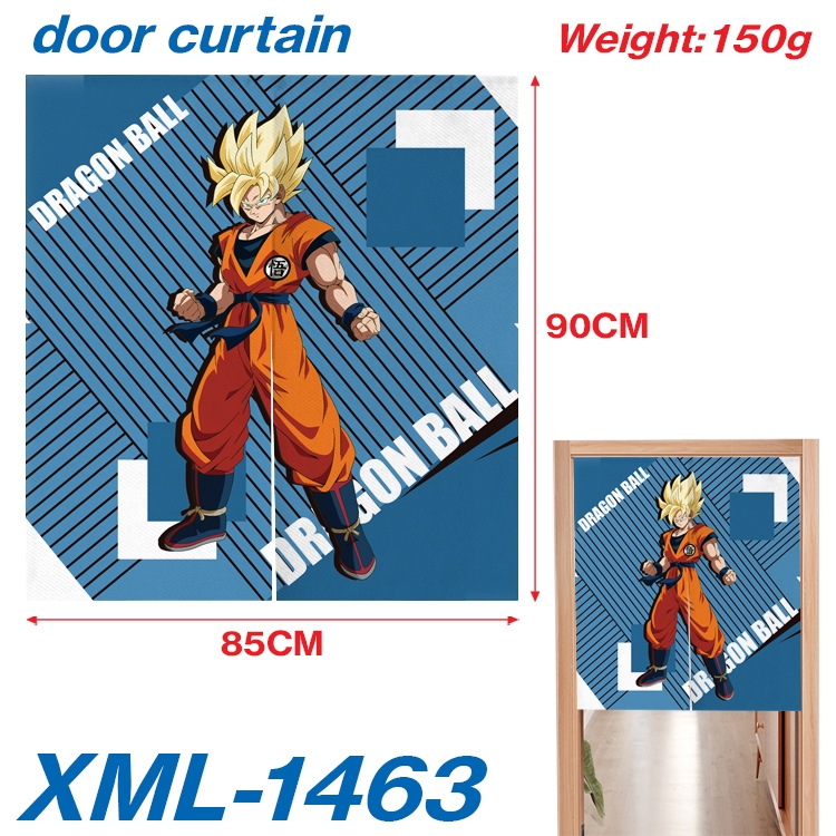 DRAGON BALL Animation full-color curtain 85x90cm XML-1463A