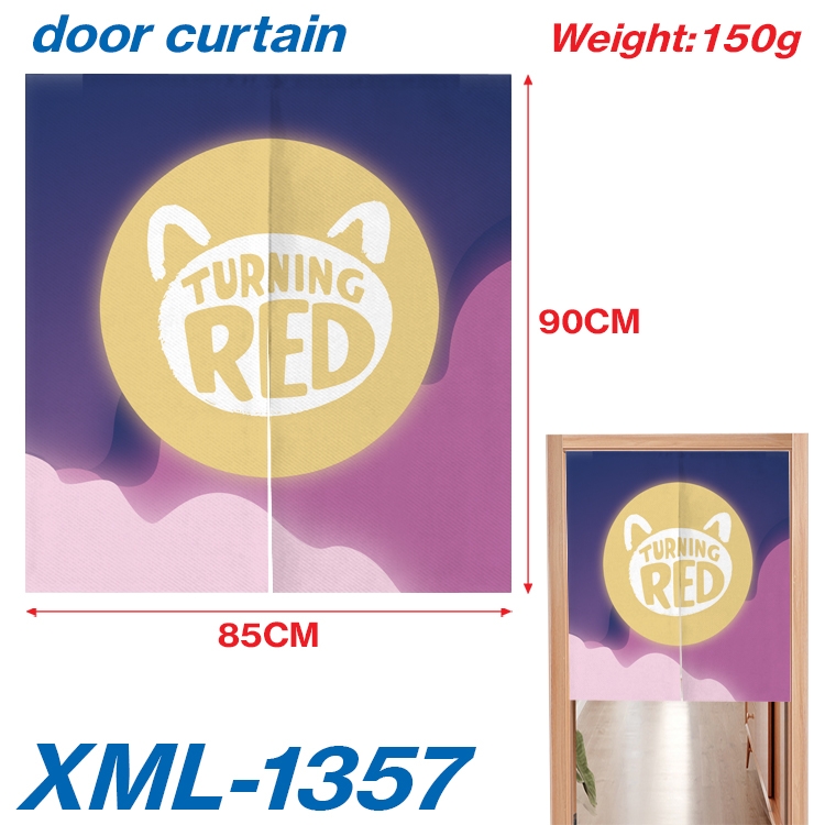 Turning Red Animation full-color curtain 85x90cm XML-1357A