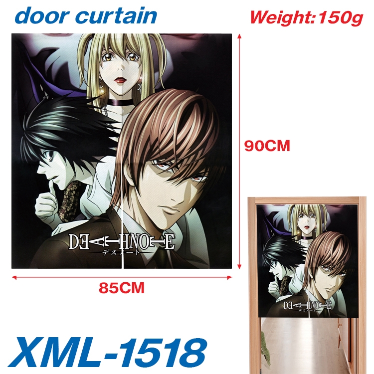 Death note Animation full-color curtain 85x90cm  XML-1518A