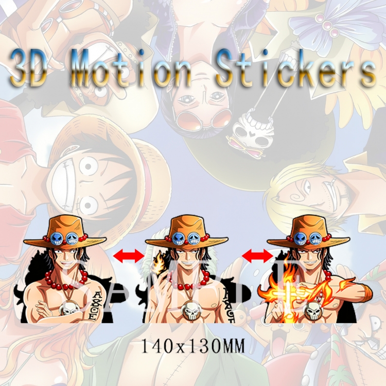 One Piece 3D HD variable map car computer animation stickers price for 2 pcs