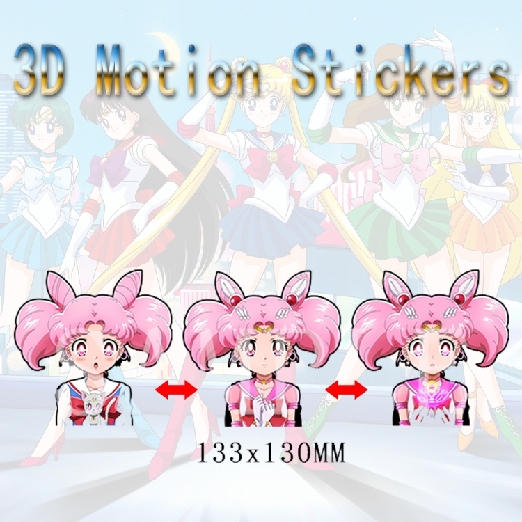 sailormoon 3D HD variable map car computer animation stickers price for 2 pcs