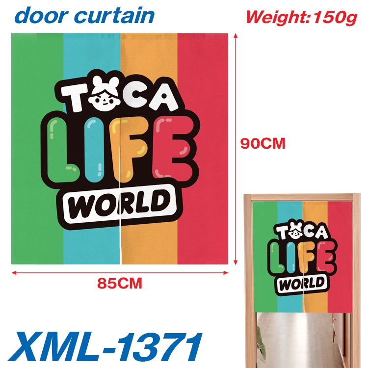 toca life world Animation full-color curtain 85x90cm XML-1371A