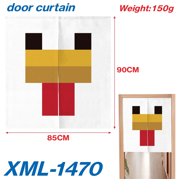Minecraft Animation full-color curtain 85x90cm XML-1470A