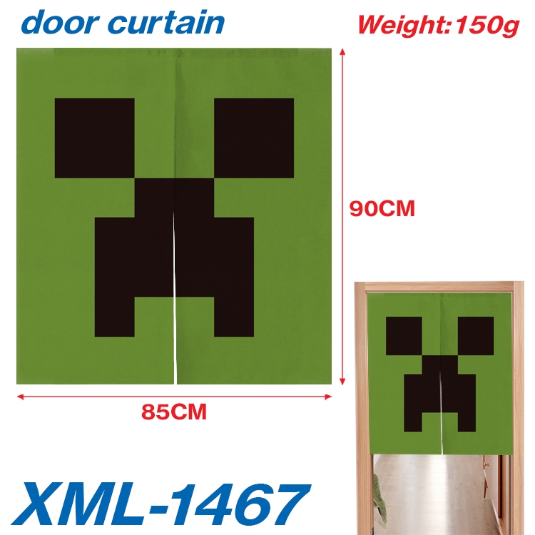 Minecraft Animation full-color curtain 85x90cm XML-1467A