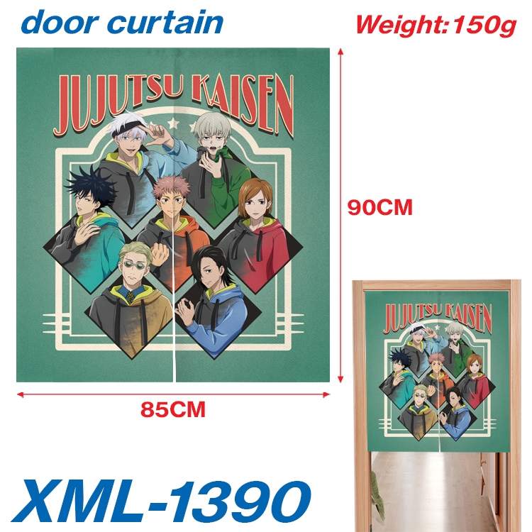 Jujutsu Kaisen Animation full-color curtain 85x90cm  XML-1390A