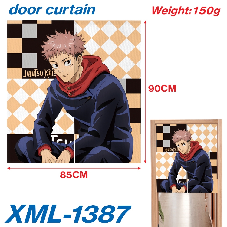 Jujutsu Kaisen Animation full-color curtain 85x90cm  XML-1387A