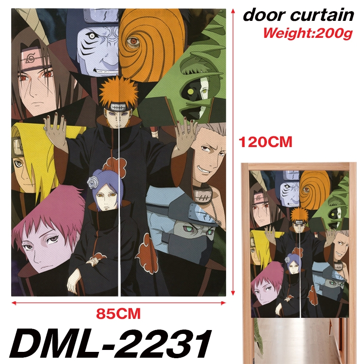 Naruto Animation full-color curtain 85x120CM DML-2231