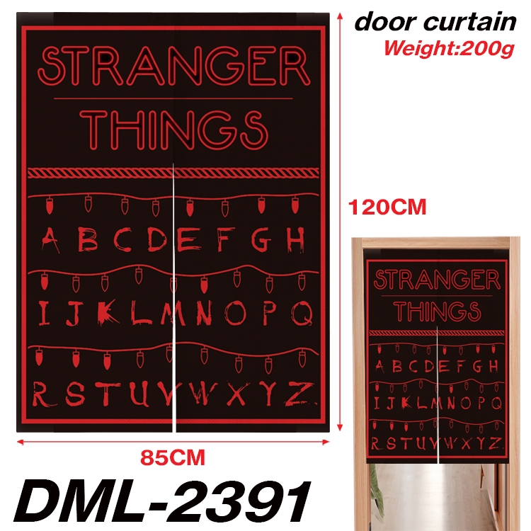 Stranger Things Animation full-color curtain 85x120CM DML-2391