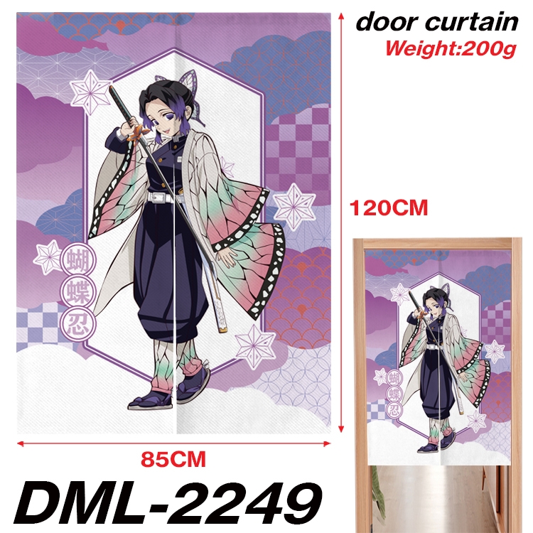 Demon Slayer Kimets Animation full-color curtain 85x120CM DML-2249