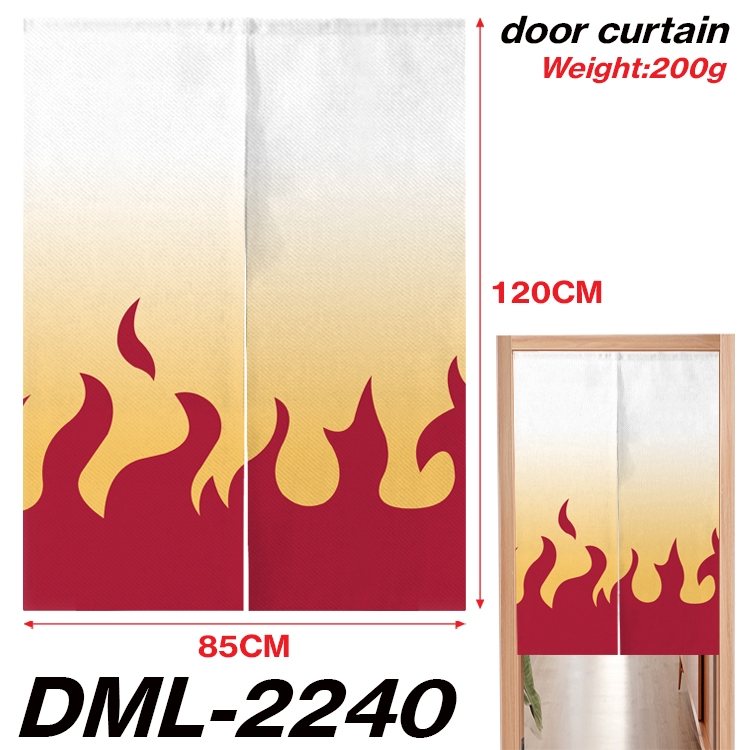 Demon Slayer Kimets Animation full-color curtain 85x120CM  DML-2240