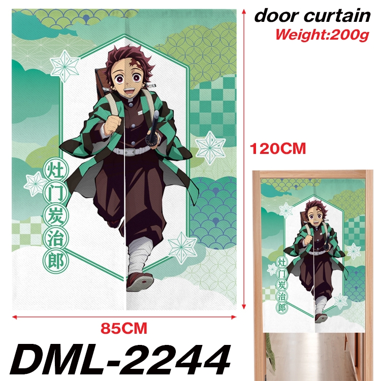 Demon Slayer Kimets Animation full-color curtain 85x120CM DML-2244