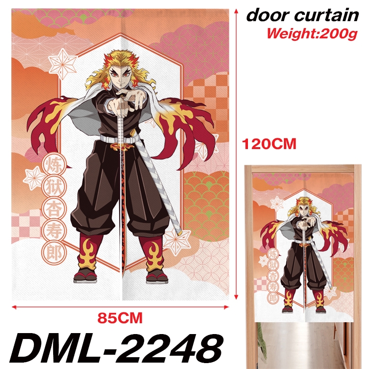 Demon Slayer Kimets Animation full-color curtain 85x120CM DML-2248