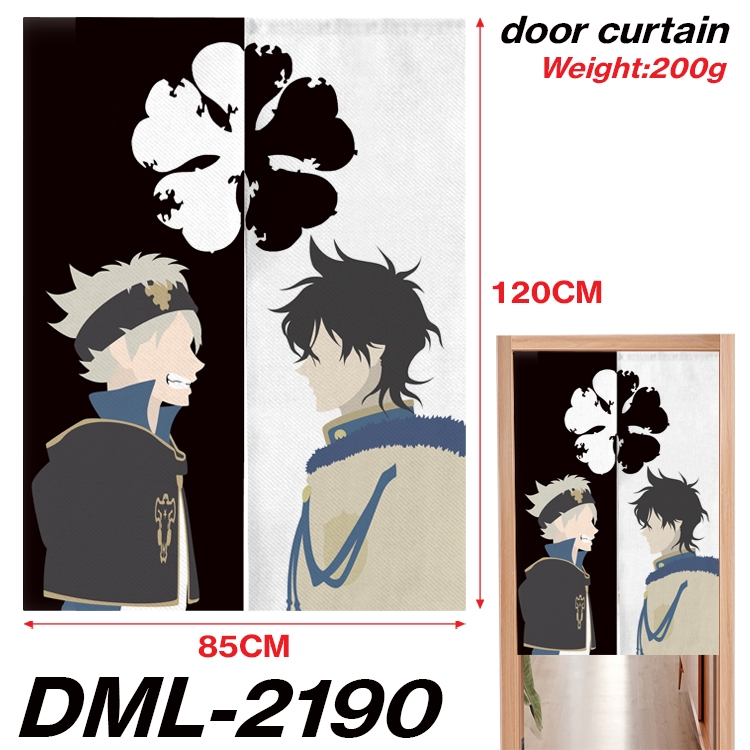 Black clover Animation full-color curtain 85x120CM DML-2190