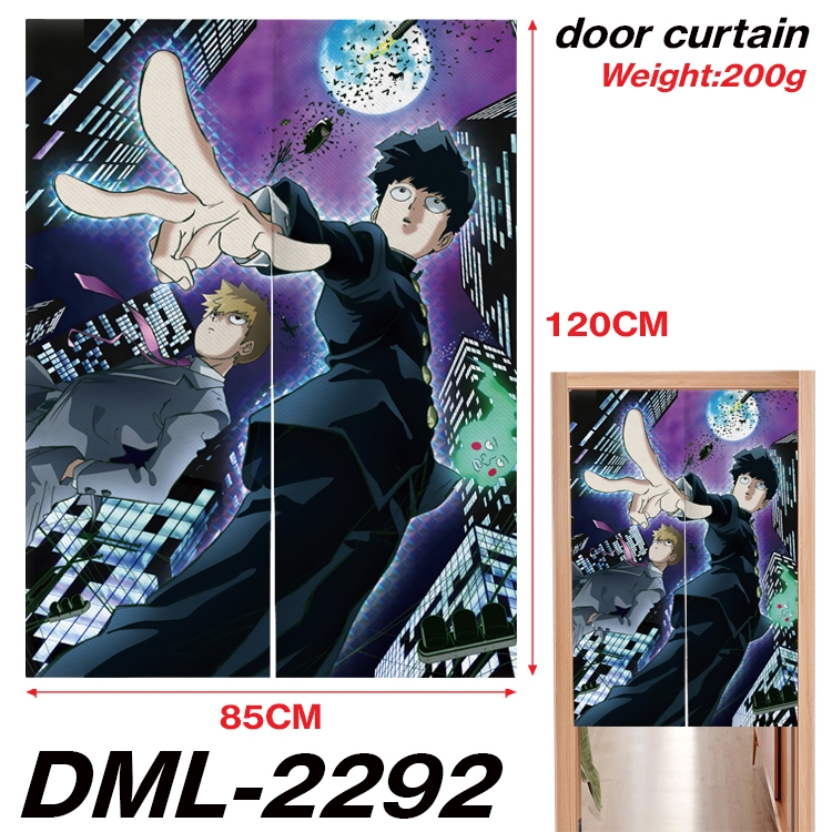 Mob Psycho 100 Animation full-color curtain 85x120CM  DML-2292