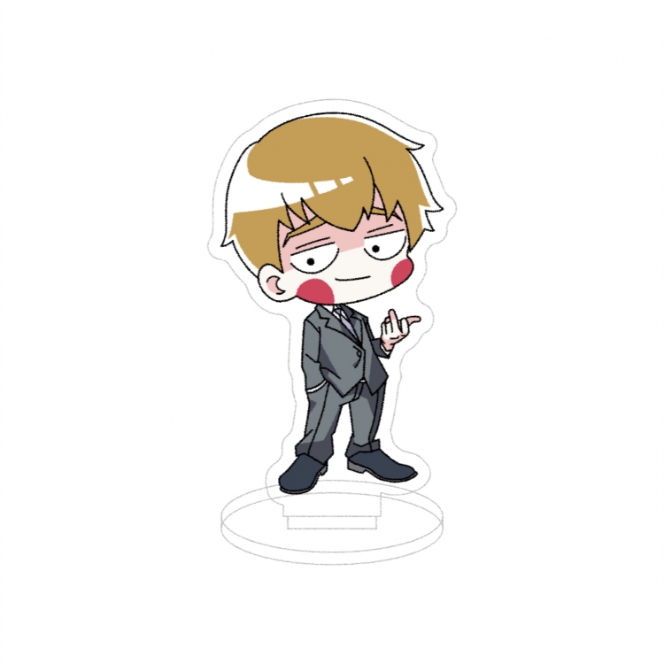 Mob Psycho 100 Anime characters acrylic Standing Plates Keychain 10cm