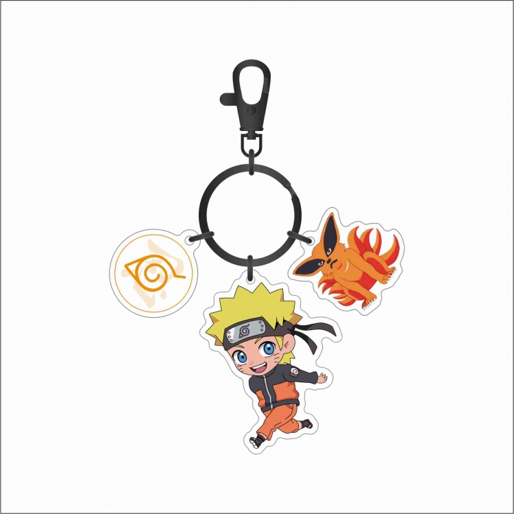  Naruto 3 Pendant Acrylic Keychain Bag Pendant Decorations price for 5 pcs 